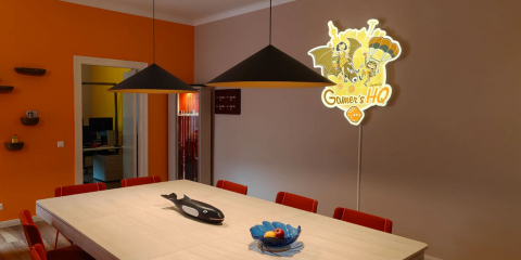 Lampe Office Carsten Character Design Gamers HQ Shop Thomas Gronle Berlin Illustration