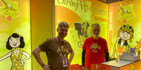 Messe Stand Brothres Carsten Character Design Gamers HQ Shop Thomas Gronle Berlin Illustration