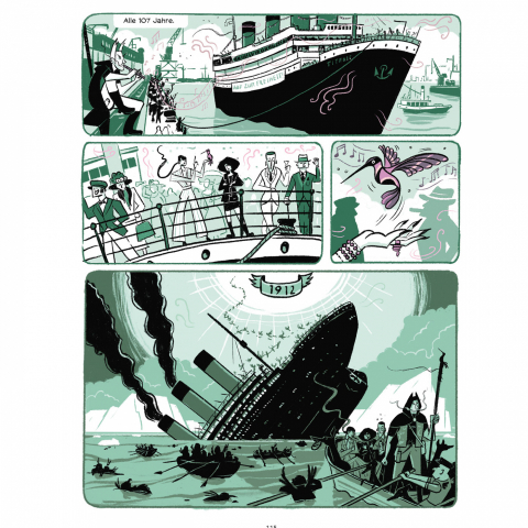 Comic04 Titanic Das Ritual Graphic Novel Thomas Gronle legron Berlin Illustration Freelancer