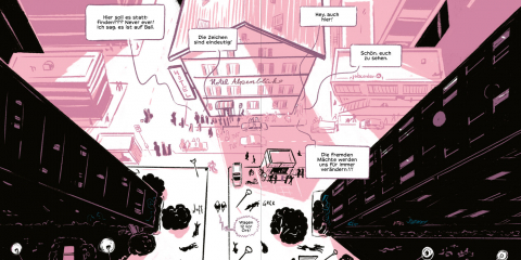 Comic08 Urban Das Ritual Graphic Novel Thomas Gronle legron Berlin Illustration Freelancer