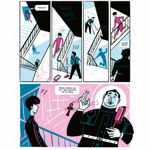 Comic10 Priester Das Ritual Graphic Novel Thomas Gronle legron Berlin Illustration Freelancer